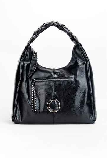 Torba damska z przeplataną rączką