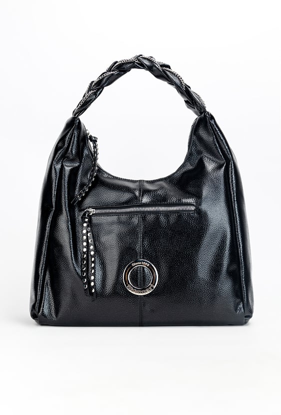 Torba damska z przeplataną rączką