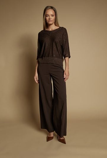 Elegancki sweter z połyskiem