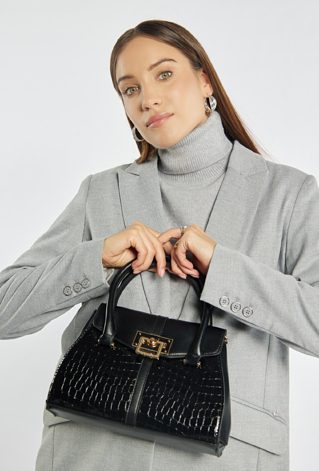 Lakierowy kuferek damski