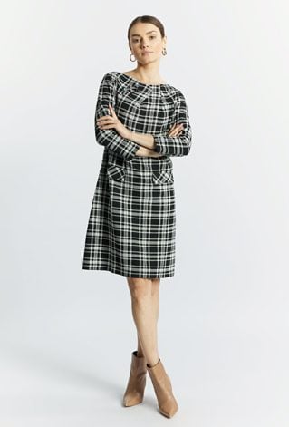 Sukienka damska z agrafką