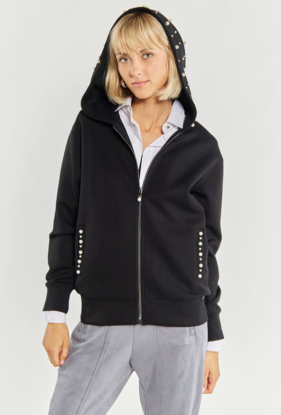 Bluza damska z koralikami