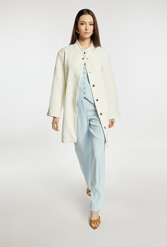 Elegancki płaszcz damski