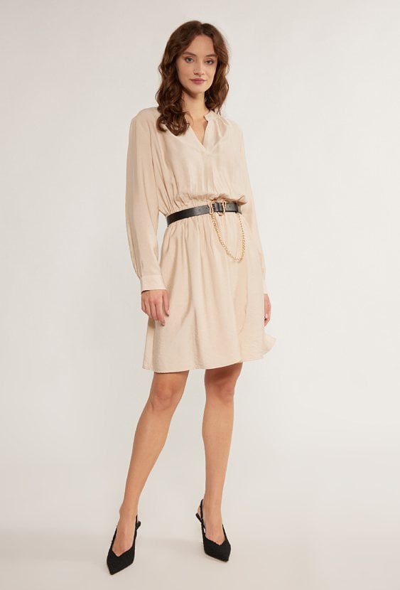 Koszulowa sukienka z wiskozy