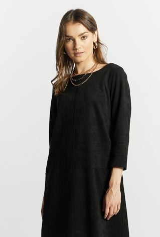 Sukienka imitująca zamsz