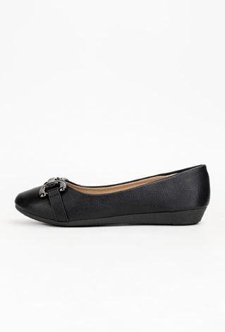 Czarne baleriny NESSO