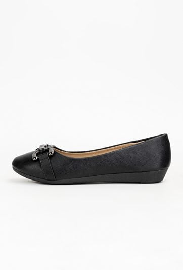 Czarne baleriny NESSO