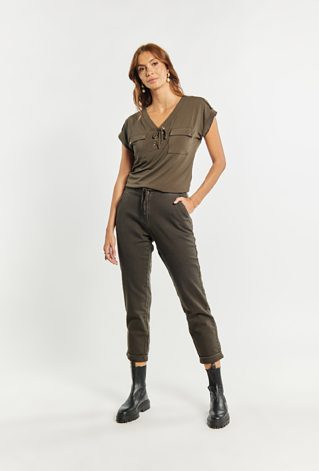 Bawełniane spodnie damskie