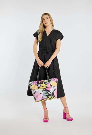 Torba z kwiatowym wzorem