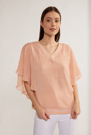 Bluzka damska z falbanką