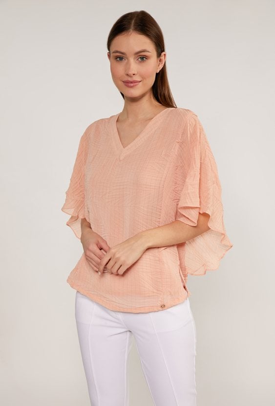 Bluzka damska z falbanką