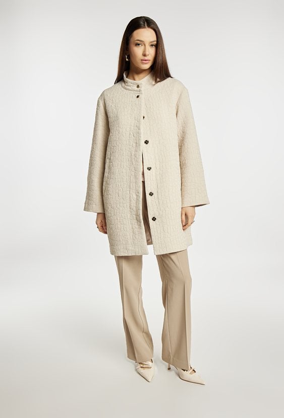 Elegancki płaszcz damski