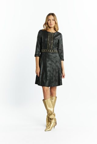 Sukienka damska z aplikacjami