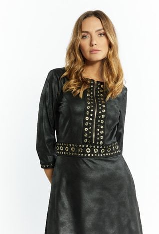 Sukienka damska z aplikacjami