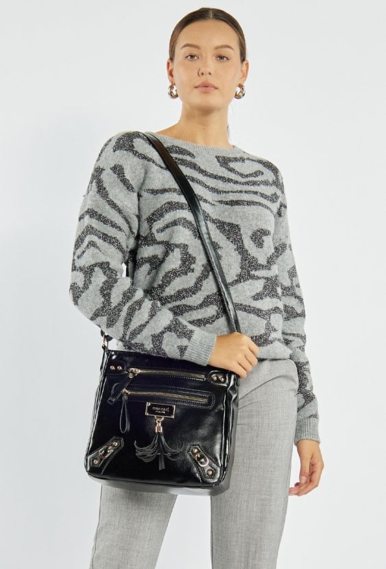 Torba damska z frędzlami