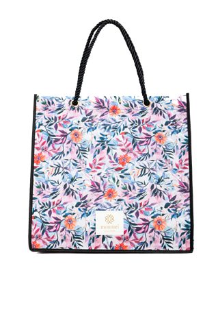 Shopperka z kwiatowym wzorem