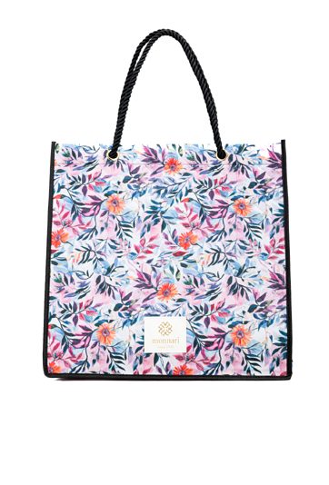 Shopperka z kwiatowym wzorem