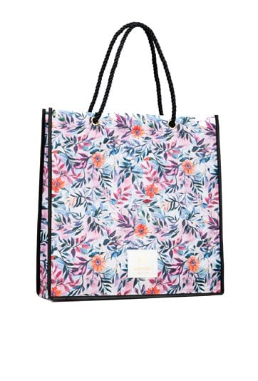 Shopperka z kwiatowym wzorem