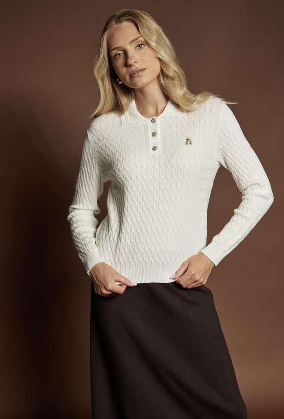 Sweter damski z wiskozą