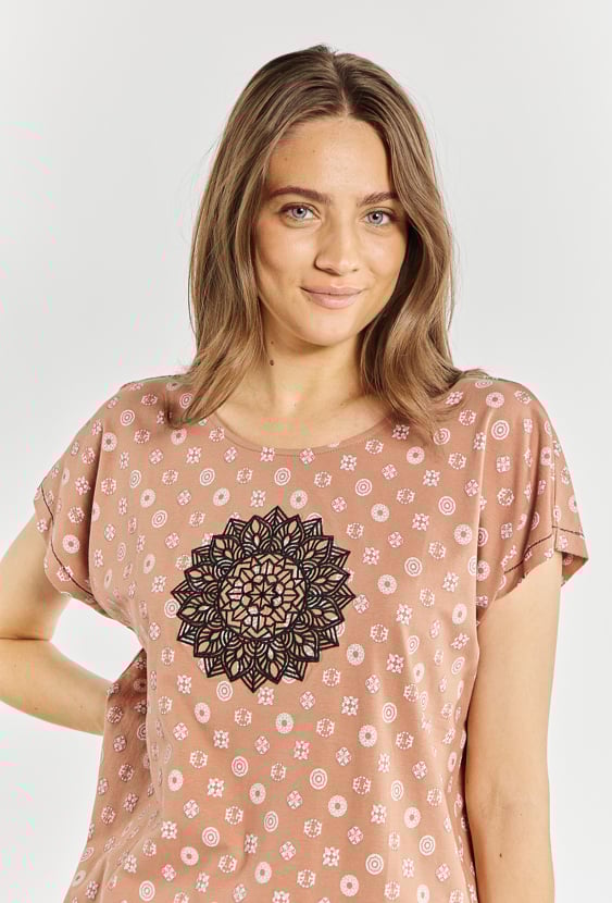 Luźna góra od piżamy