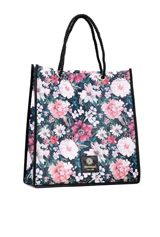 Shopperka z kwiatowym wzorem