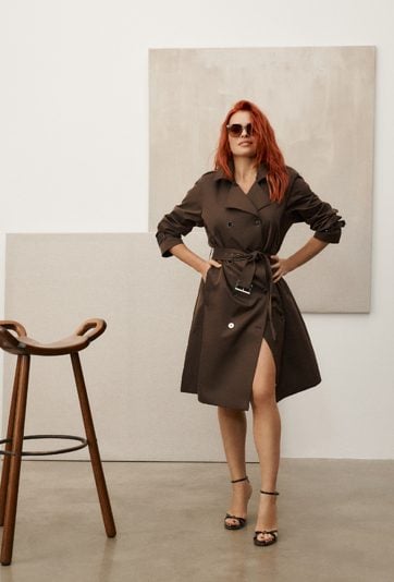 Klasyczny trencz damski