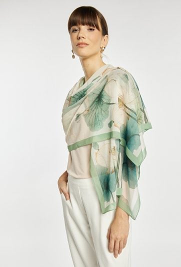 Wiosenny szal damski