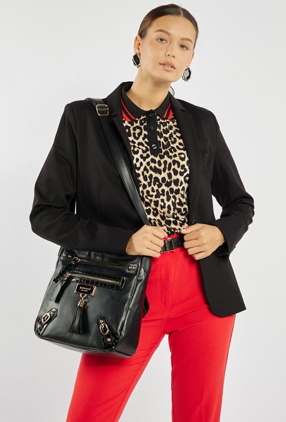 Torba damska z frędzlami