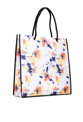 Shopper na zakupy z wzorem