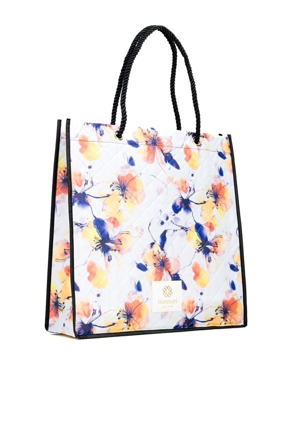 Shopper na zakupy z wzorem