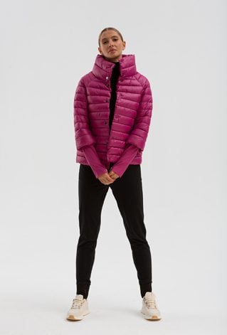 Różowa krótka kurtka