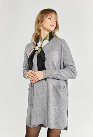 Swetrowa sukienka damska