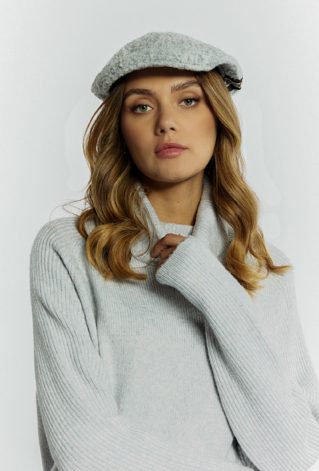 Kaszkiet damski z aplikacją