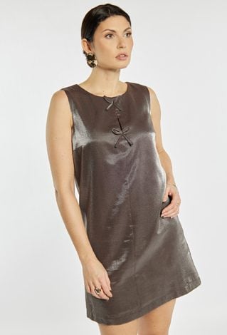 Elegancka sukienka z kokardkami