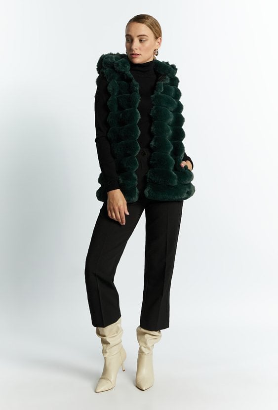 Pikowana kamizelka damska