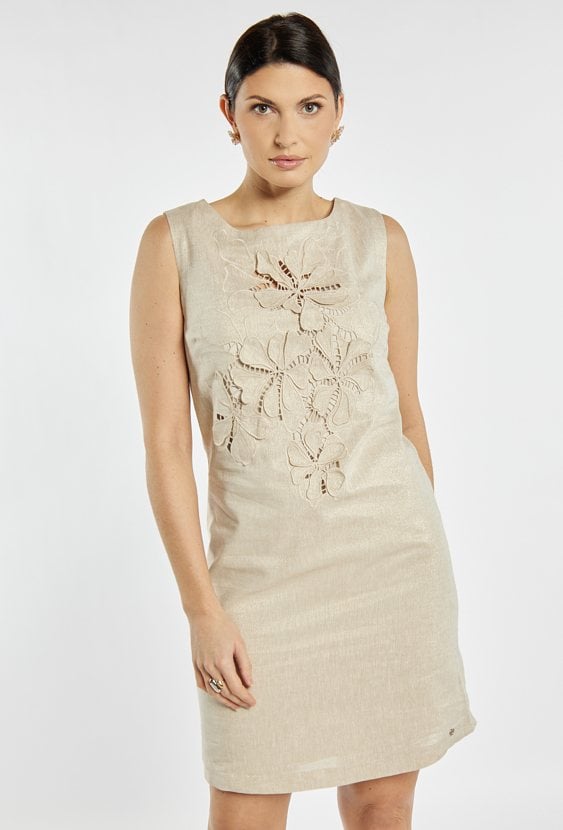 Sukienka mini z kwiatami