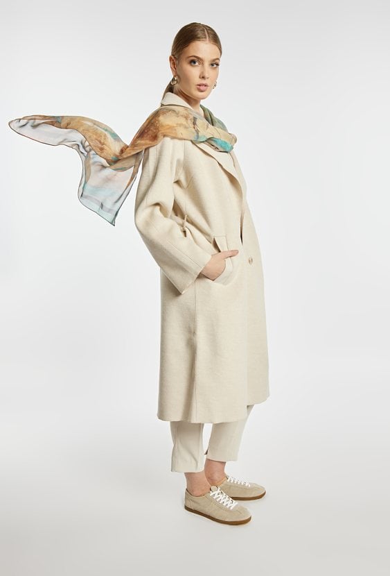 Wiosenny szal damski