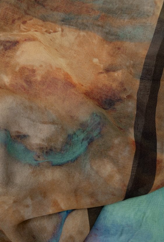 Wiosenny szal damski