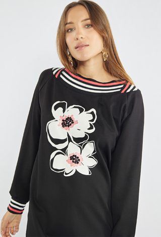 Sukienka z kwiatowym nadrukiem