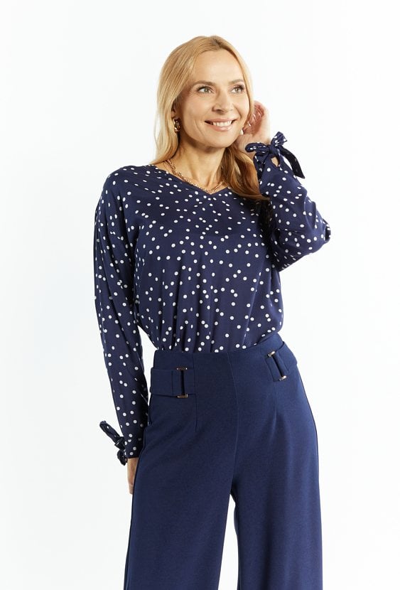 Bluzka damska w kropki