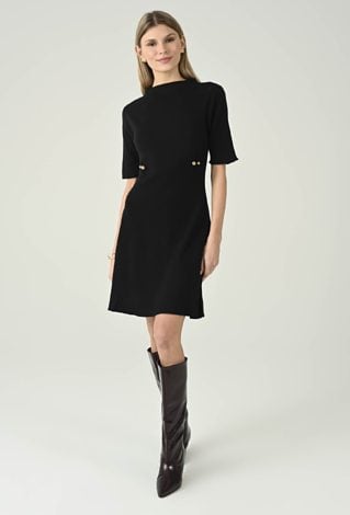 Dzianinowa sukienka z wiskozą