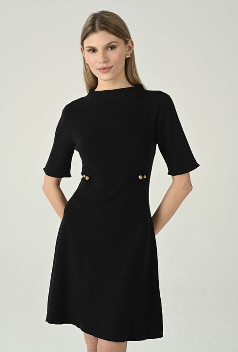 Dzianinowa sukienka z wiskozą