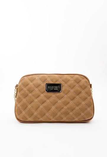 Mała torba z zamszowym panelem