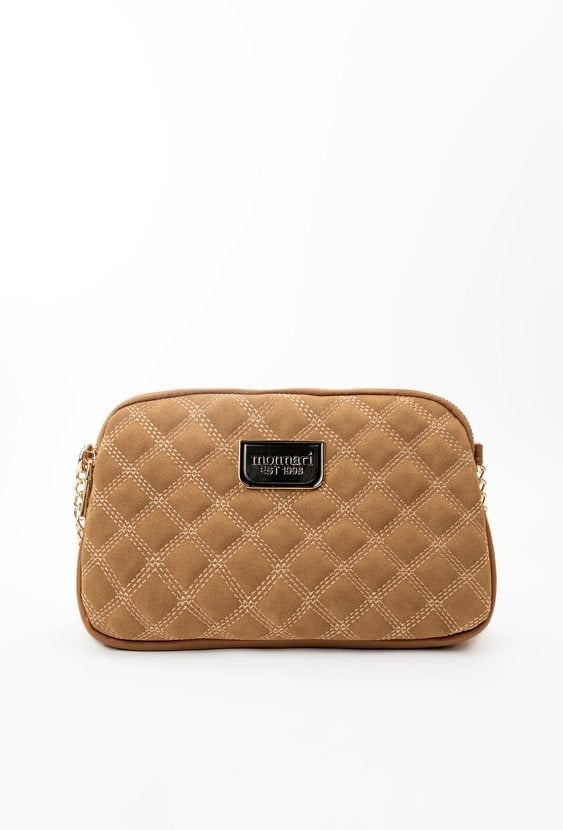 Mała torba z zamszowym panelem