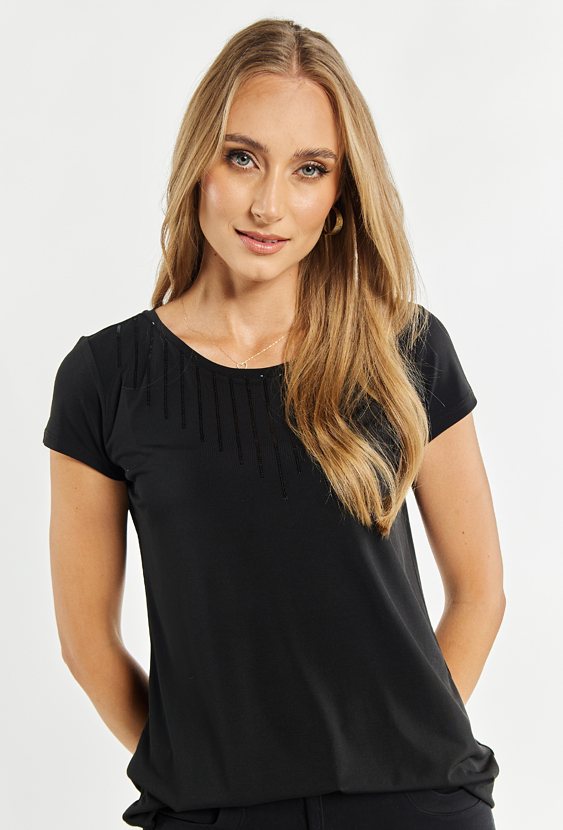 Bluzka damska z cekinami