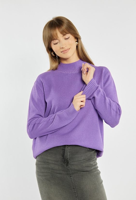 Sweter damski z wiskozą