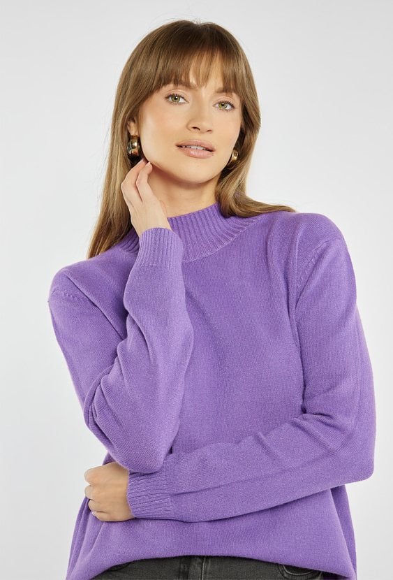 Sweter damski z wiskozą