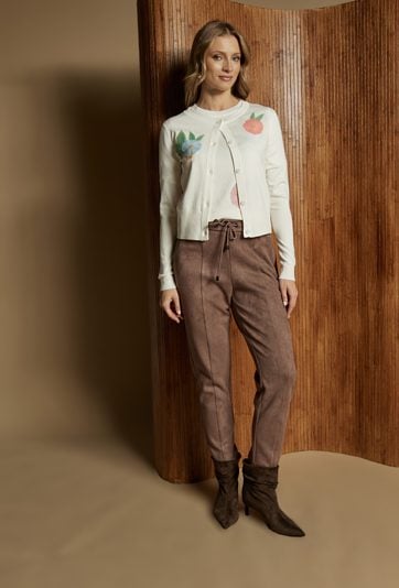 Sweter damski ze wzorem
