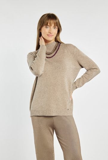 Sweter damski z wiskozą