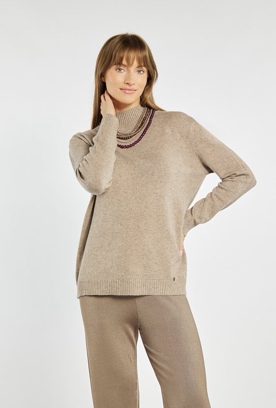 Sweter damski z wiskozą